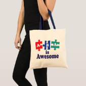 ABA-therapie is Geweldige Tote Bag (Voorkant (product))