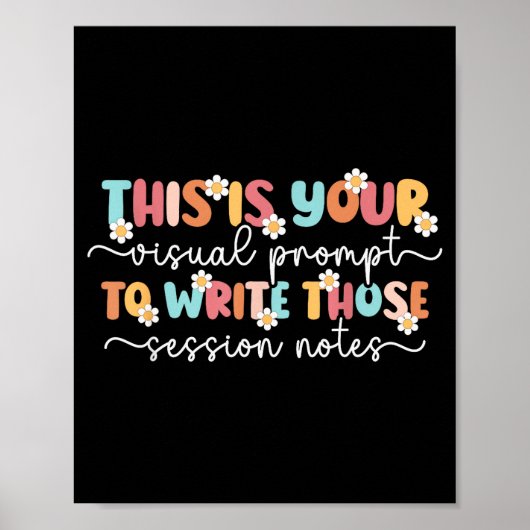 Aba Therapist Aba Therapy Applied Behavior Analysi Poster (Voorkant)