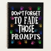 ABA Therapist Behavior Analyst vraagt Austis Planner (Voorkant)