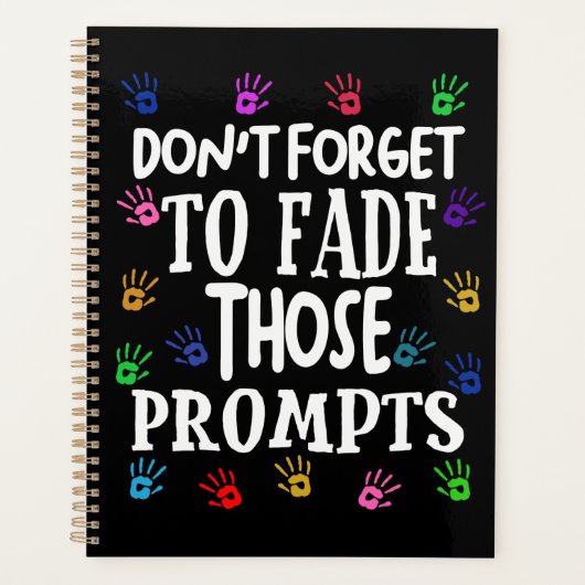 ABA Therapist Behavior Analyst vraagt Austis Planner (Voorkant)