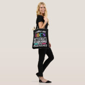 ABA Therapist Gift ABCs Behavior Analyst Autism Tote Bag (Op model)