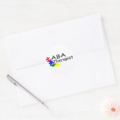 ABA Therapist (PP) Ronde Sticker (Envelop)