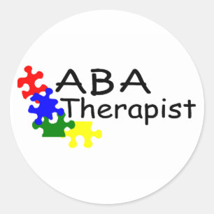 ABA Therapist (PP) Ronde Sticker