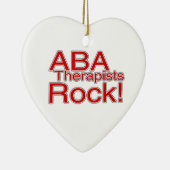 ABA Therapists Rock Autism Ornament (Rechts)
