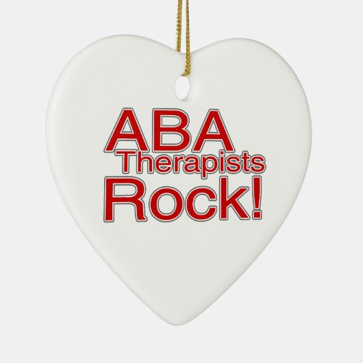 ABA Therapists Rock Autism Ornament (Rechts)