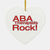 ABA Therapists Rock Autism Ornament (Voorkant)