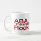 ABA Therapists Rock (Red) Koffiemok (Links)