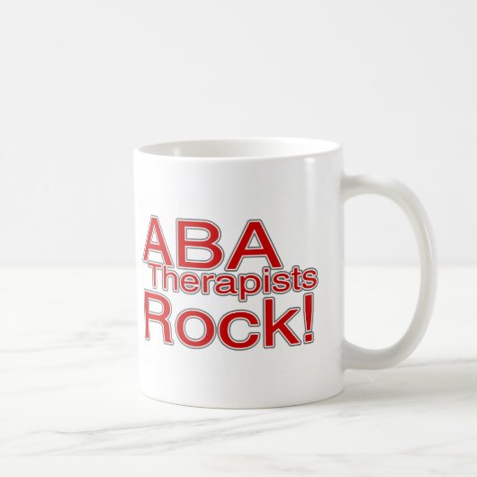 ABA Therapists Rock (Red) Koffiemok (Rechts)