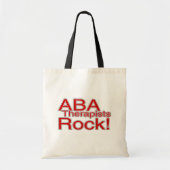 ABA Therapists Rock (Red) Tote Bag (Voorkant)