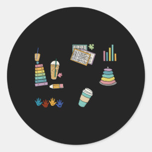 ABA Toegepaste Gedragsanalyse Snelheidsdocent RBT Ronde Sticker