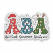 ABA, Toegepaste Gedragsanalyse Sticker (Voorkant)