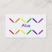 Aba Visitekaartje (Achterkant)