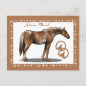 Abaco Barb Briefkaart (Voorkant)