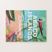 Abaco-eilanden vakantieposter legpuzzel (Horizontaal)