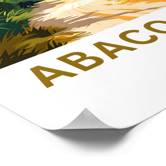 Abaco Islands Bahama's Reisprint Poster (Hoek)