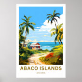 Abaco Islands Bahama's Reisprint Poster (Voorkant)