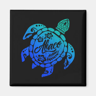 Abaco Tribale Zeeschildpad Bahama's Strandvakantie Magneet