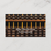Abacus Accountant Thema Visitekaartje (Voorkant)