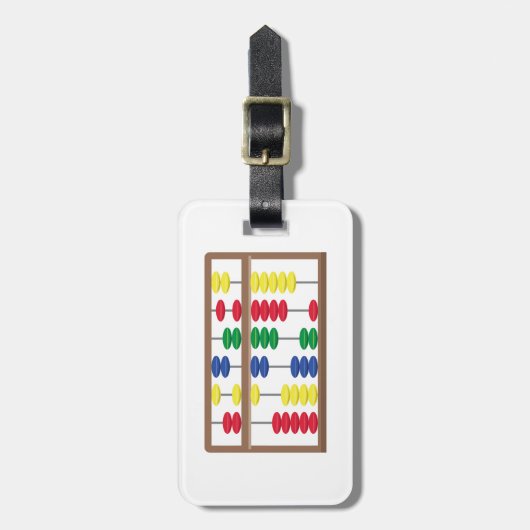 Abacus Bagagelabel (Voorkant verticaal)
