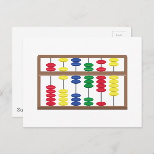 Abacus Briefkaart (Voorkant / Achterkant)