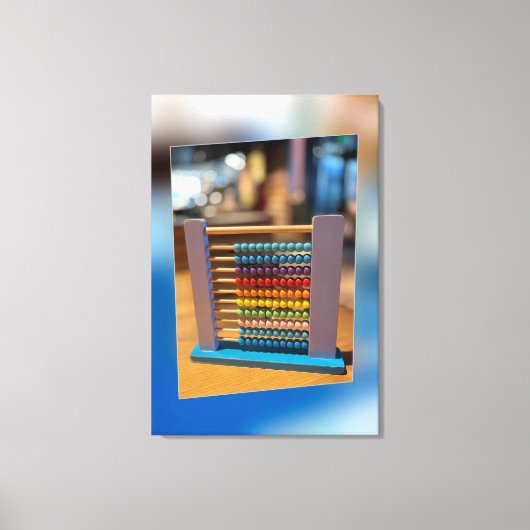 Abacus eerste computer canvas afdruk (Voorkant)