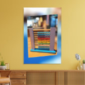Abacus eerste computer canvas afdruk (Insitu (Woonkamer))