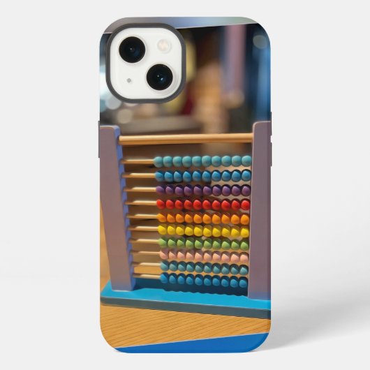 Abacus eerste computer iPhone hoesje (Achterkant)