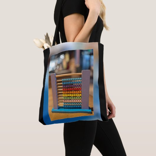 Abacus eerste computer tote bag (Dichtbij)