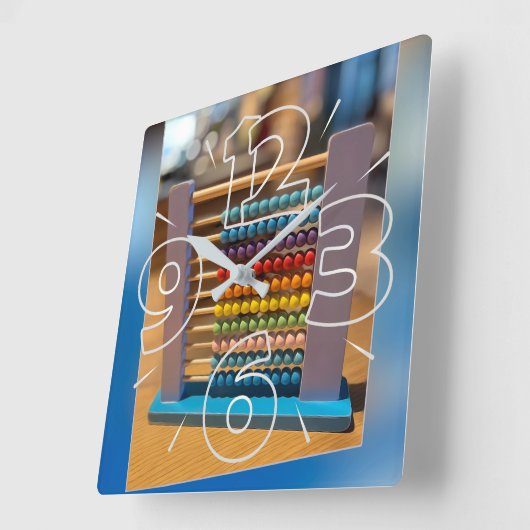 Abacus eerste computer vierkante klok (Hoek)