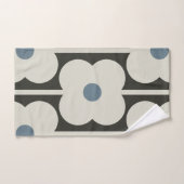 Abacus Flower Powder Blue - Retro eigentijds Bad Handdoek (Handdoek)