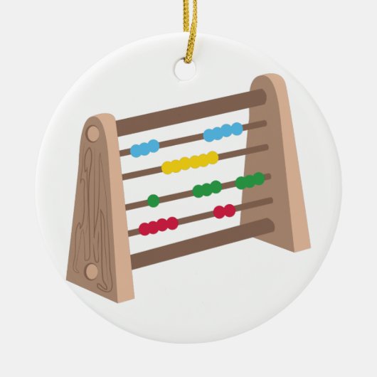 Abacus Keramisch Ornament (Voorkant)