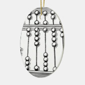 Abacus Keramisch Ornament (Links)