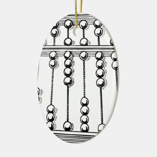 Abacus Keramisch Ornament (Links)
