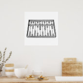Abacus Poster (Keuken)