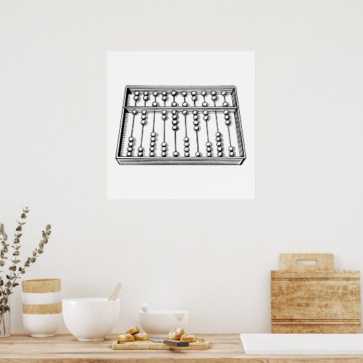 Abacus Poster (Keuken)