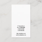 Abacus Visitekaartje (Achterkant)