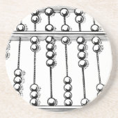 Abacus Zandsteen Onderzetter (Voorkant)