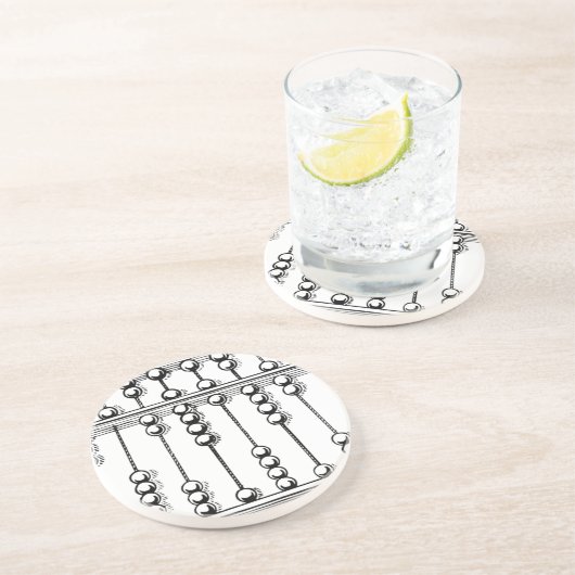 Abacus Zandsteen Onderzetter (Zijkant)