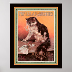 Abadie  Papier'a Sigarettes Poster