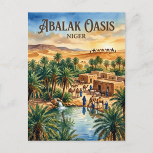 Abalak Oase Niger Briefkaart