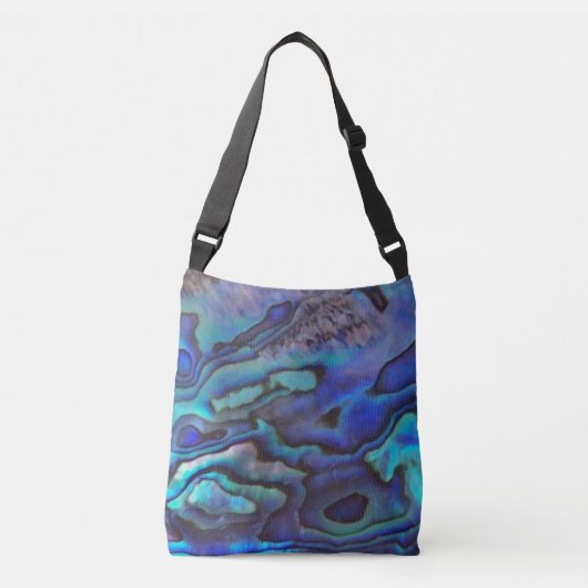 Abalaone Paua Shell Pattern Crossbody Tas (Voorkant)