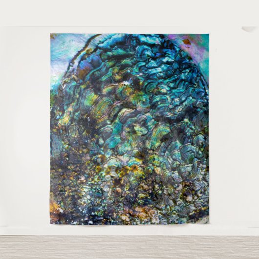 Abalone Beach Zee Shell Photography Backdrop Wandkleed (Voorkant)