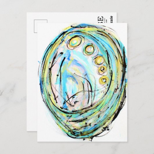 "Abalone" Briefkaart (Voorkant / Achterkant)