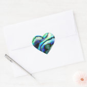 Abalone detail van Paua Hart Sticker (Envelop)
