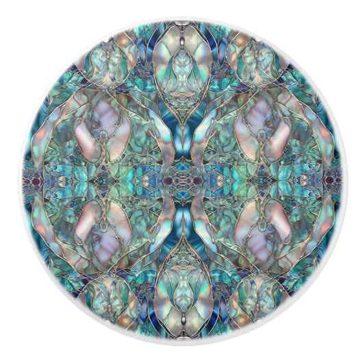 Abalone Excellence Keramische Knop (Voorkant)