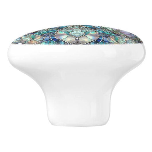 Abalone Excellence Keramische Knop (Zijkant)