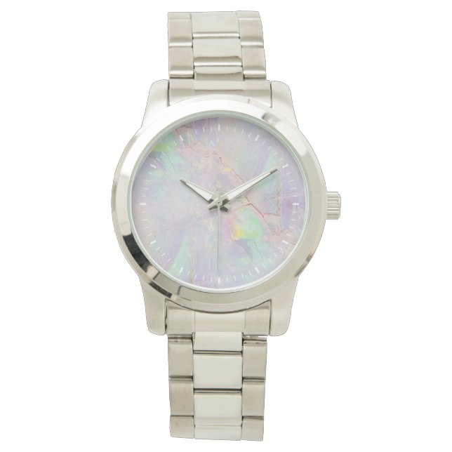 Abalone Gezichtshorloge Horloge (Voorkant)