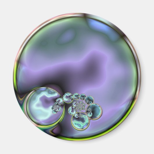 Abalone look Abstracte magneet (Voorkant)