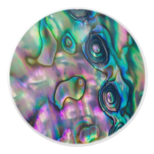 Abalone look door deur Knobs keramisch trekpullen Keramische Knop (Voorkant)