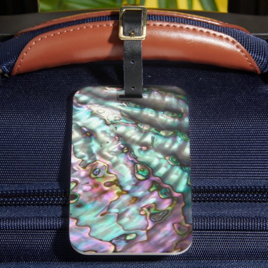 Abalone ontworpen Bagagelabel (Voorkant Insitu 2)